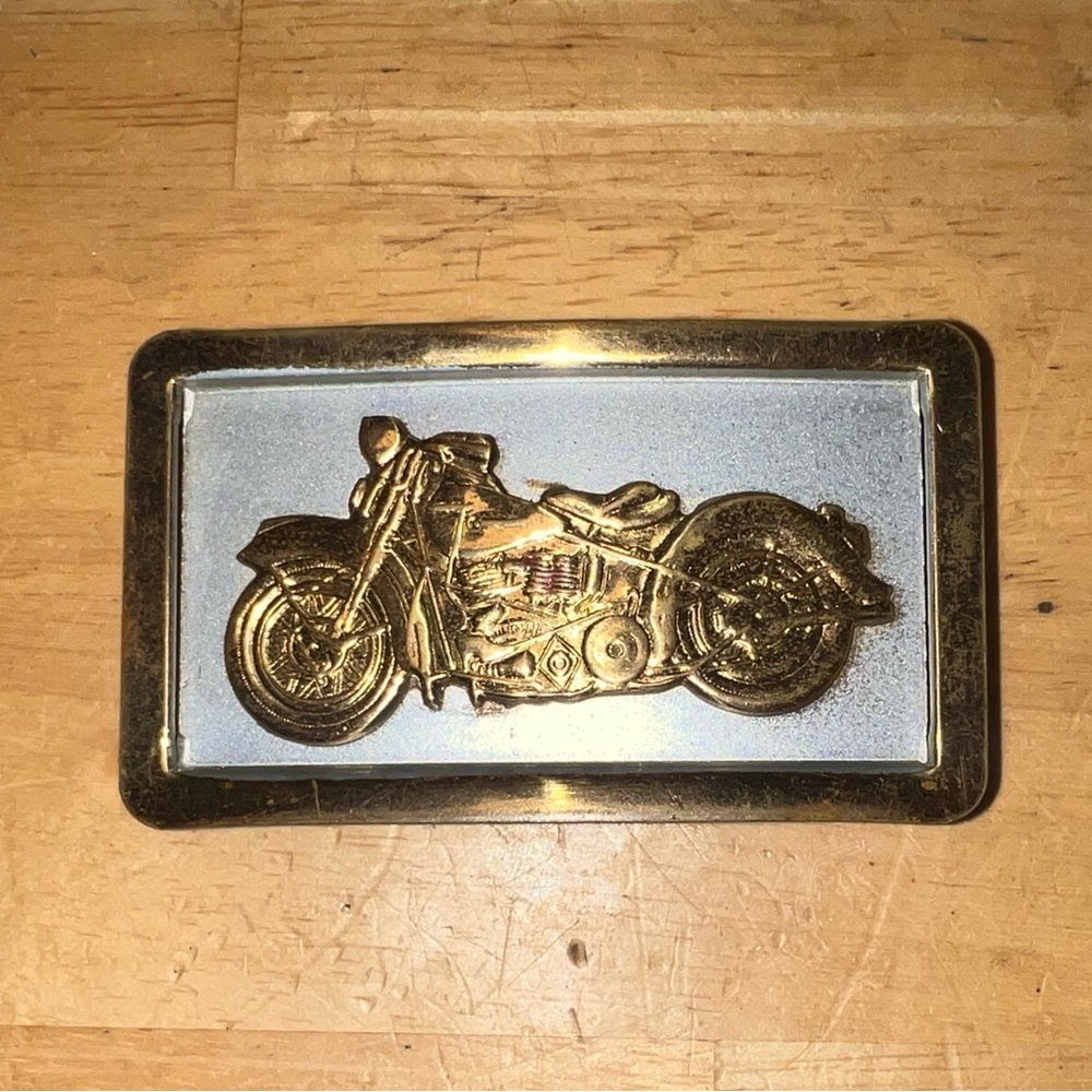 Vintage Gold Toned Harley Belt Buckle